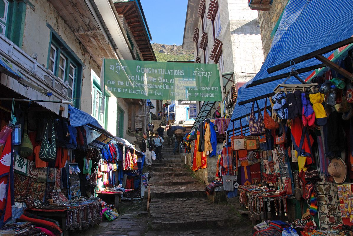 03 Namche Bazaar Main Shopping Street